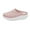 Pink, variant on Wedge Slides for Women Closed Toe Breathable Slip On Slide Sandals Summer Casual Walking Mule Shoes