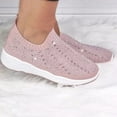thumbnail image 3 of Womens Rhinestone Sneakers Fashion Comfortable Walking Shoes Non Slip Casual Running Shoes, 3 of 6