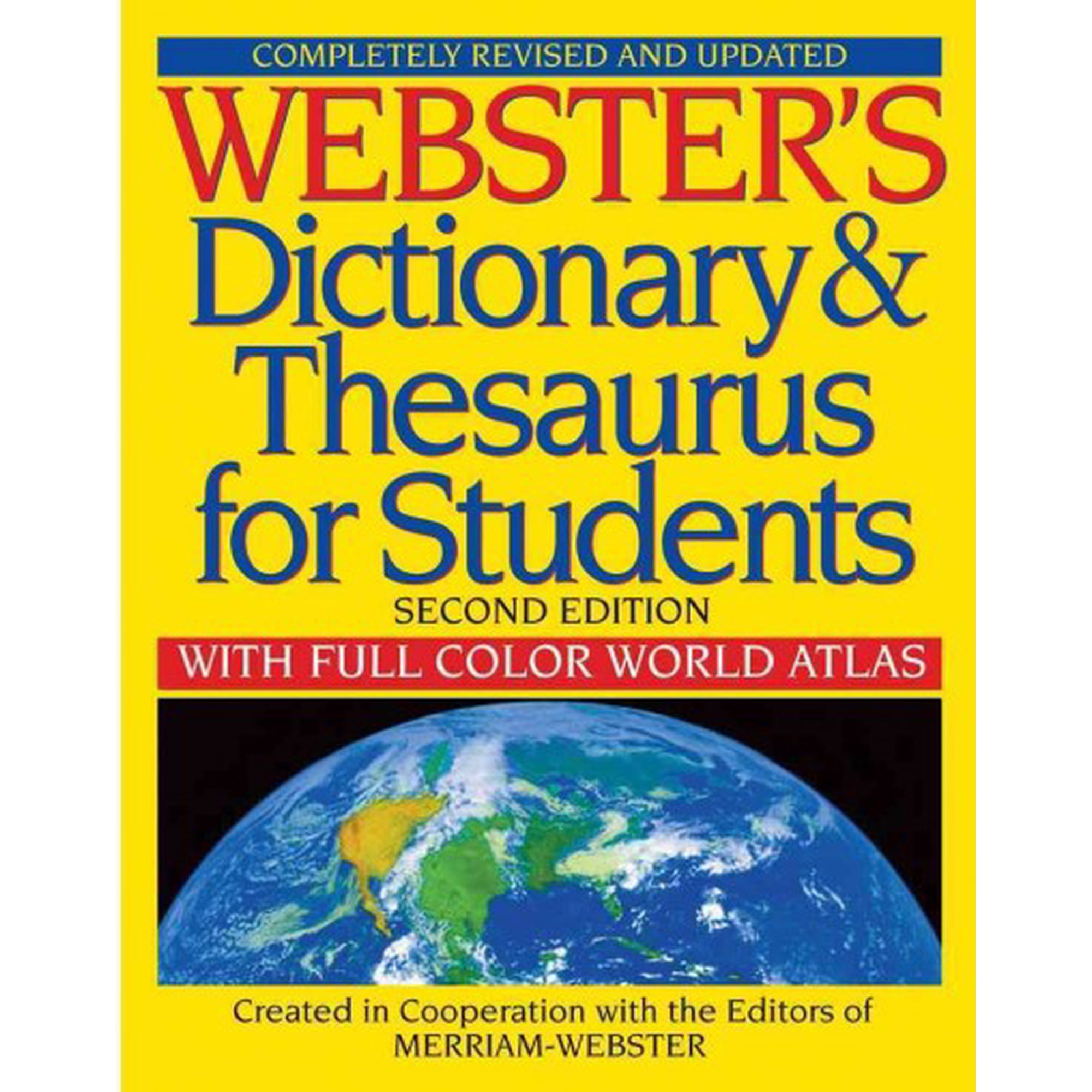 Webster's Dictionary & Thesaurus for Students: With Full Color World Atlas (Revised, Updated) (Paperback)