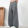 thumbnail image 6 of WPPGONE Mens Pants Casual Elastic Waisted Drawstring Baggy Loose Fit Plus Size Bottoms Daily Fashion Trousers with Pockets, L-6XL, 6 of 7