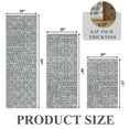 thumbnail image 3 of MeyJey Gray Kitchen Rug Set 3 Piece, Non Slip Machine Washable Mats for Home Floor and Living Room, 3 of 16