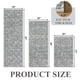 thumbnail image 2 of MeyJey Juego de Tapetes de Cocina Grises de 3 Piezas, Antideslizantes y Lavables a Máquina Mats para el Piso Del Hogar y la Sala de Estar, 2 of 14