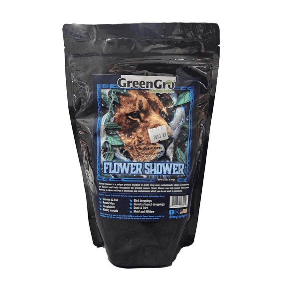 Flower Shower - Rinses Away Contaminates on Flowers and Fruit - 2 lb Bag by GreenGro