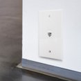 thumbnail image 4 of CA Panel,1 Port CAT6 White CA Wall Panel Wall Plate Effortless Installation, 4 of 13