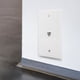 thumbnail image 4 of Panel de placa de pared blanco CAT6 de 1 puerto con módulo para edificio de oficinas de decoración del hogar del hotel, 4 of 5