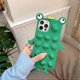 thumbnail image 3 of Funda FidgetToys para iPhone XS Max, divertida, kawaii, 3D, dibujos animados, rana, silicona suave, antiestrés, antigolpes y antiarañazos, para niños y adultos., 3 of 5