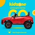 thumbnail image 2 of Kidzone 12V 7AH Kids Ride On Car Licensed Lamborghini Urus Electric Vehicle High/Low Speed With 2.4G Remote Control, Horn, Radio, USB Port, AUX, Spring Suspension, Opening Door, LED light, Red, 2 of 6