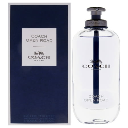 Coach Open Road Eau De Toilette Natural Spray, Cologne for Men, 3.3oz