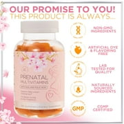 Prenatal Vitamins for Women – Complete Pregnancy Multivitamin - Folic Acid, Omega 3 DHA, Choline, Vitamin D – Essential Support for Moms & Baby Brain Development - Tasty Orange Flavor - 120 Gummies
