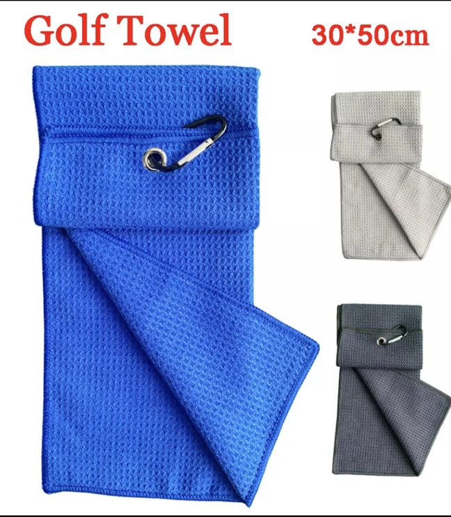 CIRCLE- Golf Towel With Hook