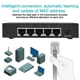 thumbnail image 4 of Adaptador de red, 5 puertos, adaptador Ethernet LAN rápido de 10/100/1000 Mbps, conmutador de red, diseño de última generación, 4 of 9