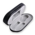 thumbnail image 4 of 2-in-1 Double Sided Portable Eyeglasses Storage Case with Built-in Mirror Contact Lens Container Dispenser Personal Eyes Care Black Type 1, 4 of 9