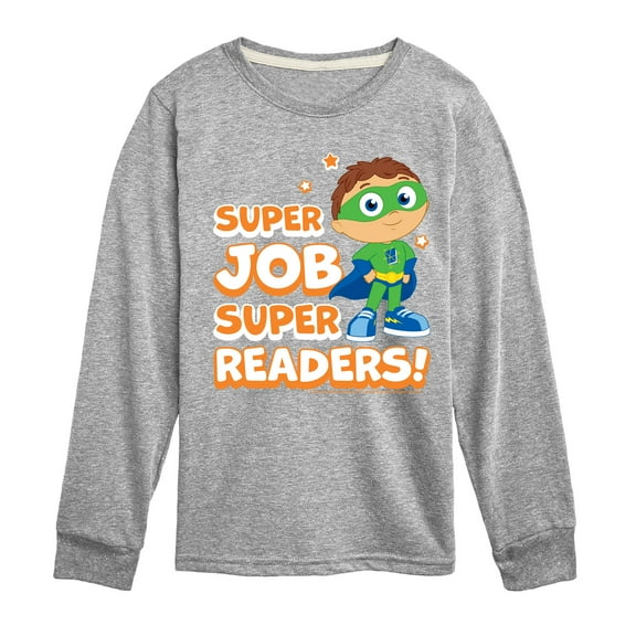 Super Why - Super Job Super Readers - Youth Long Sleeve T-Shirt