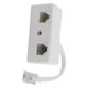 thumbnail image 3 of 6P4C RJ11 Male to Dual Female Telephone Line Splitter Connector Adapter, 3 of 3
