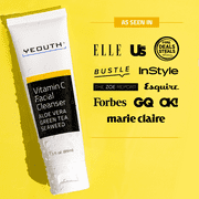 YEOUTH Face Cleanser for Face with Vitamin C and Green Tea, Skincare Face Wash 3oz