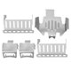 thumbnail image 3 of RC Chassis Armor Plate, 5pcs RC Armor Guard Plate, Remote Control Car Accessory Chassis Armor Plate RC Crawler Chassis Armor Plate For Rc Car Toy Rc Car ANGGREK HI2720, 3 of 8