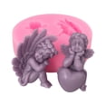 thumbnail image 1 of Molde De Silicona Para Pastel De Ángel, Molde Para Glaseado De Fondant, Molde Para Pastel De Boda, Decoración Vogacara HA029865-00, 1 of 6