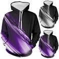 thumbnail image 5 of Utoimkio Men's 3D Digital Print Hoodies Pullover Sweatshirts for Men Long Sleeve Crewneck Sweatshirts Casual Loose Pullover Blouse Tops for Men with Pockets, 5 of 5