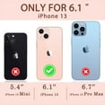 thumbnail image 2 of Petocase for iPhone 13 Wallet Case,Card Holder Slot Ultra Bling Slim Thin Clear Flexible TPU Gel Rubber Soft Skin Silicone Protective Phone Cover,Clear, 2 of 7