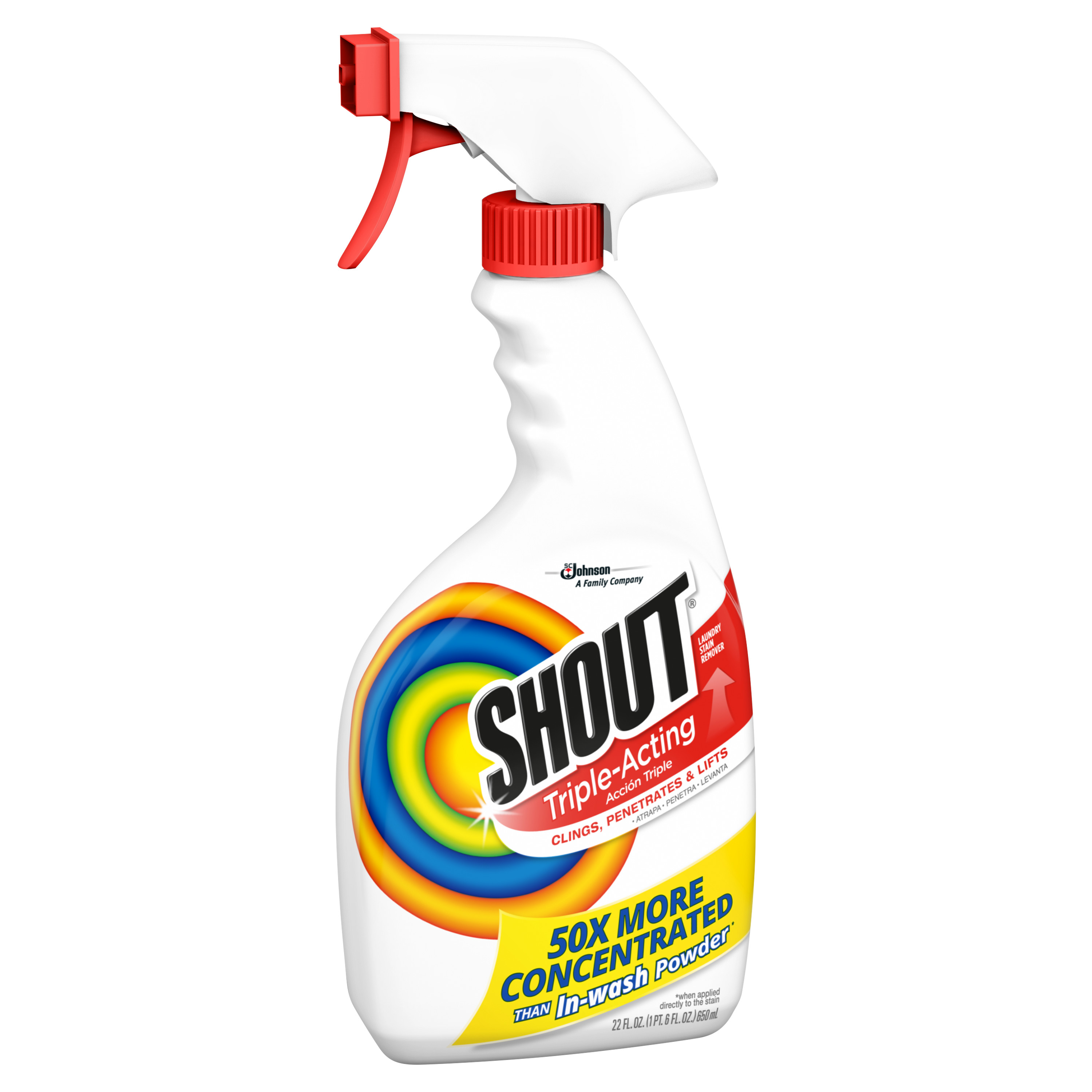 Shout Triple-Acting, Laundry Stain Remover, 22 Ounce - image 12 of 13