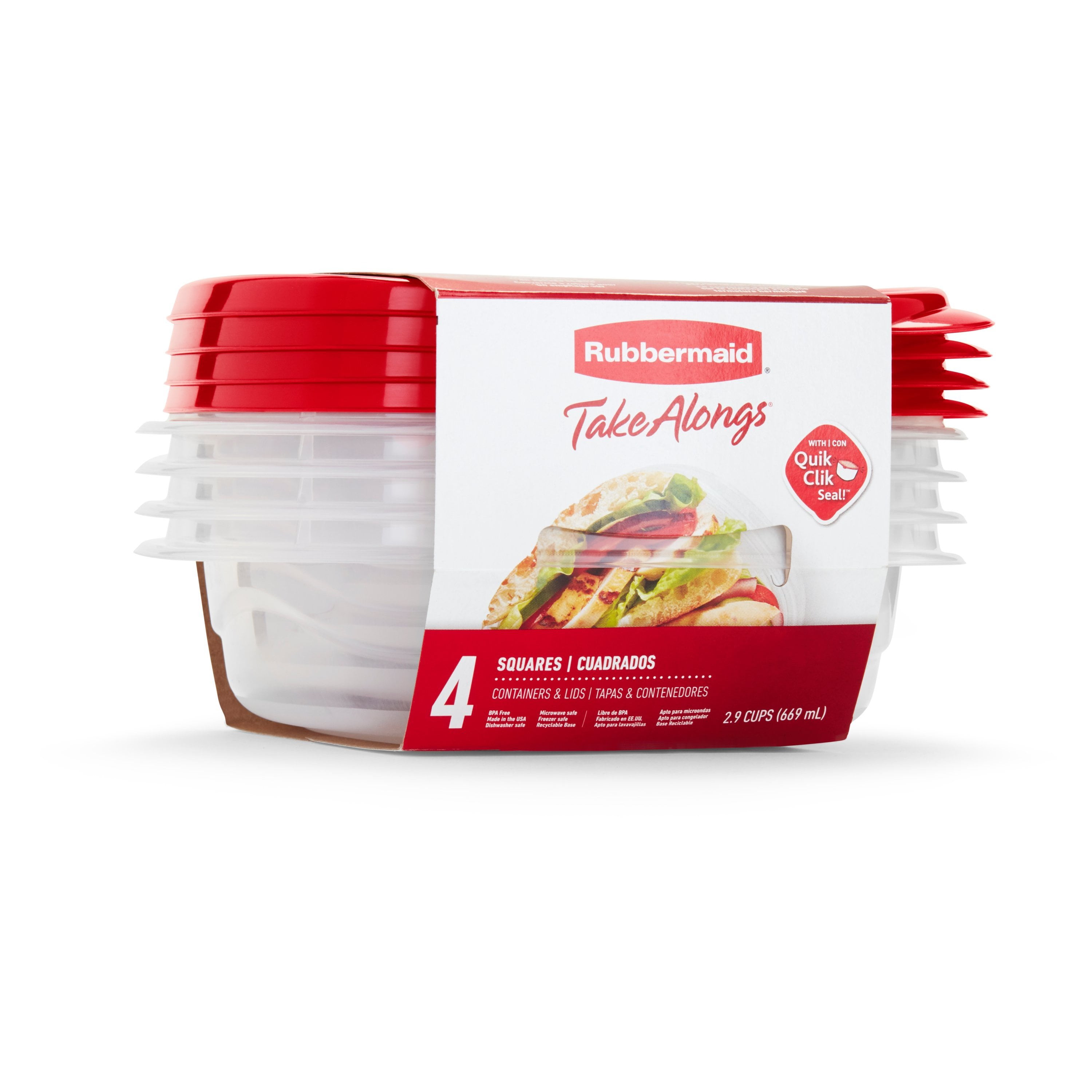 Rubbermaid TakeAlongs 1937692 Food Storage Container, 9 C