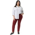 thumbnail image 5 of Gloria Vanderbilt Swan Series Women's Plus Amanda Slim Jeans, Sizes 16W-24W, 5 of 5