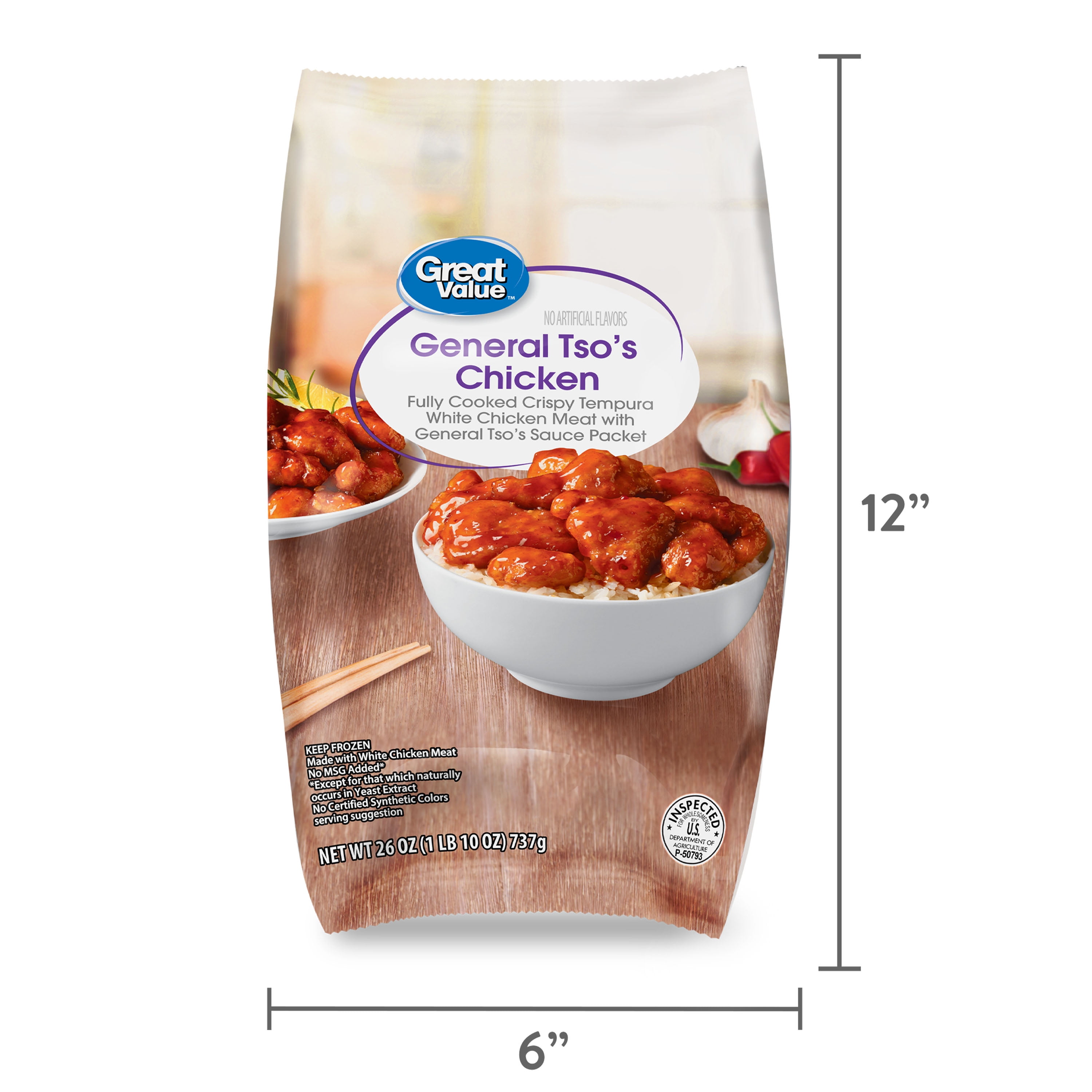 Great Value General Tso's Chicken, 26 oz