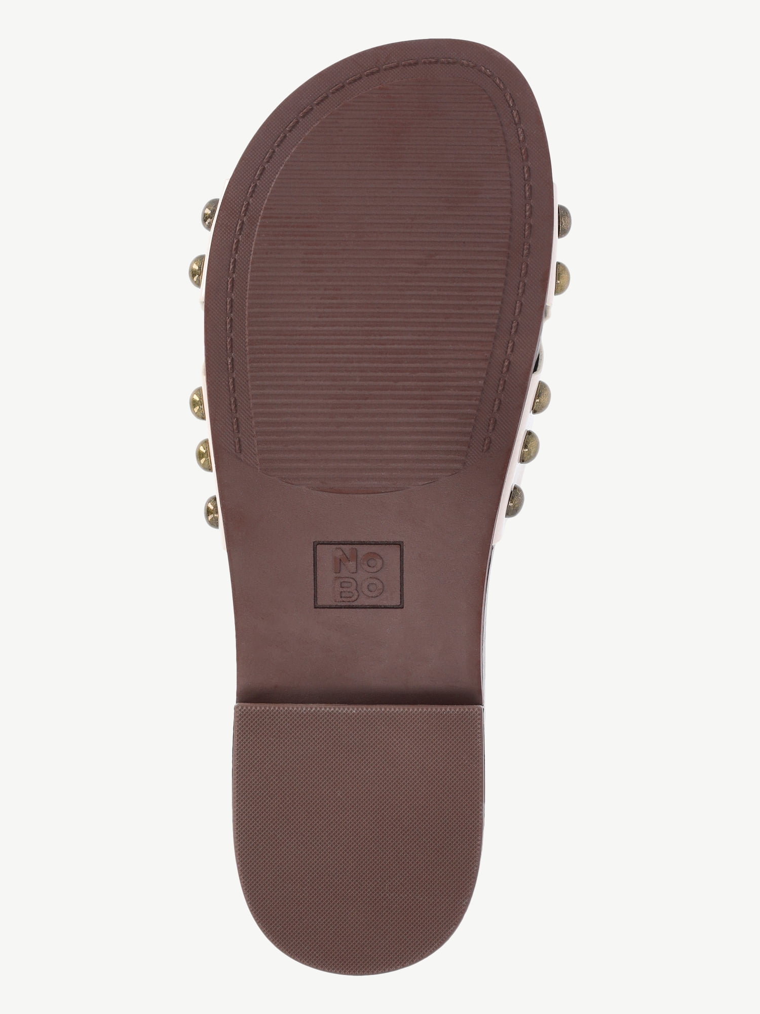 No Boundaries Women's Studded Wooden Clog Sandals