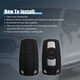 thumbnail image 5 of Unique Bargains - Carcasa para llave de mando a distancia de 3 botones, carcasa de entrada sin llave, repuesto negro para BMW 325i 2006-2011, 5 of 6
