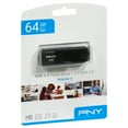 thumbnail image 2 of PNY Attach�� 4 - USB flash drive - 64 GB - USB 2.0 - black, 2 of 6
