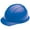 Blue, variant on Hard Hat, Americana, Polyethylene, 4 Point Ratchet, Type 1, Class E, Hi-Vis Lime