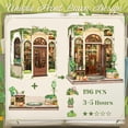 thumbnail image 4 of Kit de casa de muñecas en miniatura CUTEBEE Book Nook Green, 4 of 7