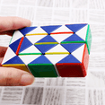 thumbnail image 2 of 24 Blocks Mini Fidget Snake Cube Mini Twist Puzzle Cubes Magic Speed Cubes Toy for Kids Party Bag Fillers, Party Supplies, 2 of 5