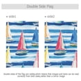 thumbnail image 4 of Yayeee Garden Flag 28" x 40" Double Sided Outdoor Yard Lawn Holiday Decorations, Green Sailboats, 4 of 6