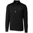 thumbnail image 2 of Men's Cutter & Buck Bobby Bowden Black Florida State Seminoles Big & Tall Traverse Stretch Quarter-Zip Pullover Top, 2 of 3