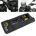 thumbnail image 2 of Motorcycle Motorbike Saddles Bag Tool Organizers Bag Rolls Up Tool Pouches Motor Handlebar Bag Motor Working Accessories, 2 of 9