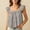 *Gray, variant on Women's Square Neck Flutter Sleeve Top ,Spring Summer Casual Linen Blend Blouse Gray,Womens Plus S
