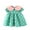 Pink, variant on Infant Girls Polka Dots Dress Short Sleeve Peter Pan Collar Dress, Sizes 6M-3T
