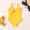 Yellow Solid, variant on PatPat Baby Girl One-Piece Swimsuits Ruffle Swimwear Newborn Cutout Bathing Suit Rash Guard,3M-24M