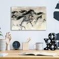 thumbnail image 3 of Epic Art 'Horses in Motion I' by Tim O'Toole, Acrylic Glass Wall Art, 16"x12", 3 of 3