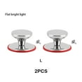 thumbnail image 4 of maskred 2x Insulated Silicone Base Lid Cap High Temperature Resistance Heat-resistant Flat (red) large size, 4 of 6