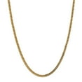 thumbnail image 1 of Real 14kt Yellow Gold 3.7mm Semi-Solid Franco Chain; 18 inch; Lobster (Fancy) Clasp; for Adults and Teens; for Women and Men, 1 of 5