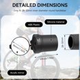 thumbnail image 2 of ZOUSSIQI Rétroviseurs de Vélo, Support de Guidon de Rétroviseur de Vélo Portable Rotation 360 Réglable Rétroviseur de Vélo Grand Angle Miroirs de Guidon de Bicyclette pour Vélo Électrique (28-32 mm) CA919-53382, 2 of 8