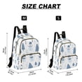 thumbnail image 2 of FORMRS Mini Backpack Purse for Women Travel Daypack Casual Shoulder Bag, White Snowman, 2 of 7