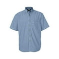 thumbnail image 2 of Short Sleeve Denim Shirt, M, Light Denim, 2 of 3