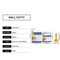 thumbnail image 4 of Jays-Uing Wall Putty, High Adhesion To Cracks And Holes, Smooths Peeling Uneven Surfaces, Covers Stains, Instantly Es Wall Integrity, Suitable For Treating Mild Wall Defects, 4 of 9