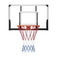 thumbnail image 5 of Dranite Wall Mounted Basketball Hoop, 44-Inch Shatter-Proof Polycarbonate Backboard, Heavy-Duty Steel Frame Outdoor Basketball Hoop System with 0.08-Inch Thickened Backboard, 5 of 6