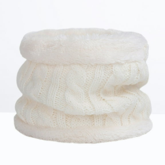 FUTUREORYY 1Set Winter Knitted Neck Scarves Children Cotton Warm Versatile Design For Outdoor Activities 22x5.9x1.2in