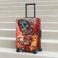 thumbnail image 6 of Fuzoiu Space Skeleton Art Print Suitcase Cover,Washable Luggage Covers for Suitcase,Elastic Luggage Protector Cover,Scratch Resistant Travel Suitcase Covers-Medium, 6 of 7