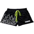 thumbnail image 1 of Men Sports Pants Print Drawstring Breathable Mesh Shorts, 1 of 2